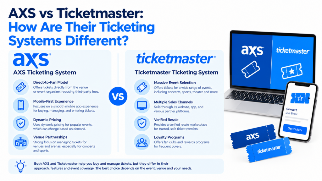 What Are the Main Differences Between AXS and Ticketmaster?