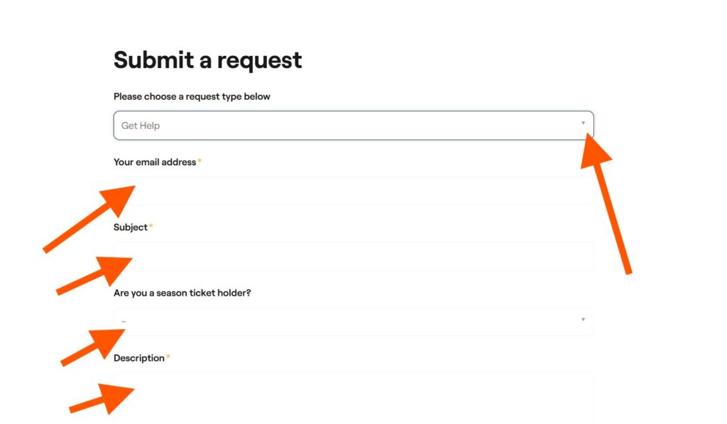 Email Support Seatgeek
