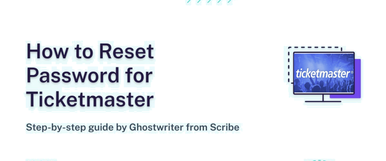 Ticketmaster Password Reset Not Working