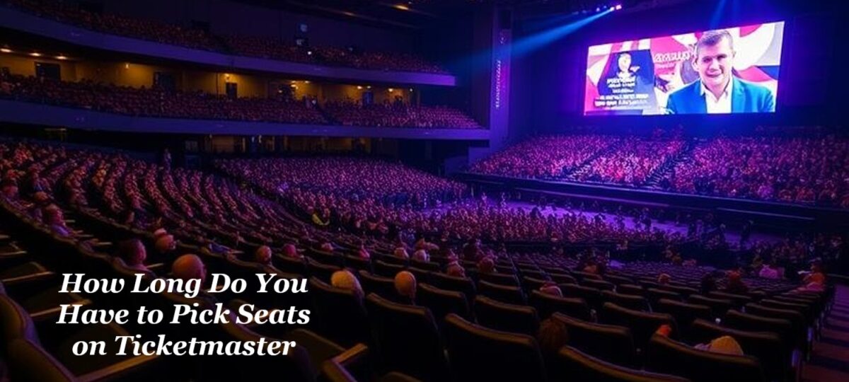 How Long Do You Have to Pick Seats on Ticketmaster