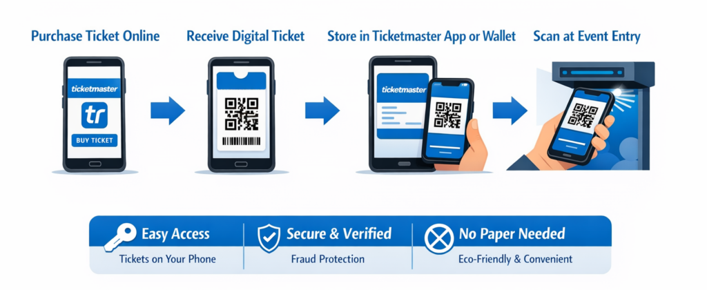 How Virtual Ticketmaster Tickets Work (Step-by-Step)