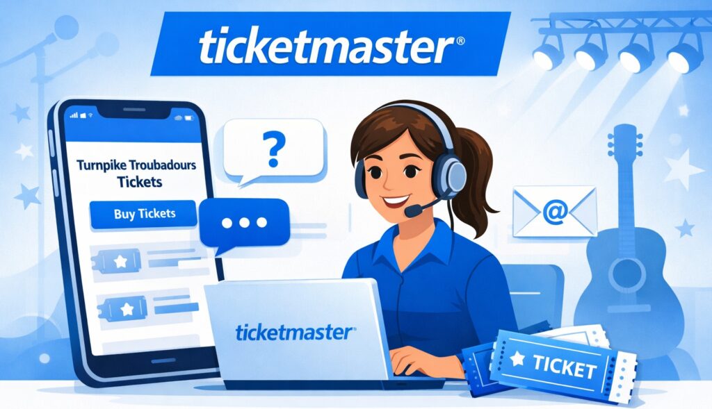 How to Contact Ticketmaster for Turnpike Troubadours Ticket Bookings