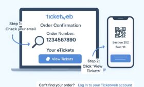 How to Find Your Ticketweb Order Number and eTickets