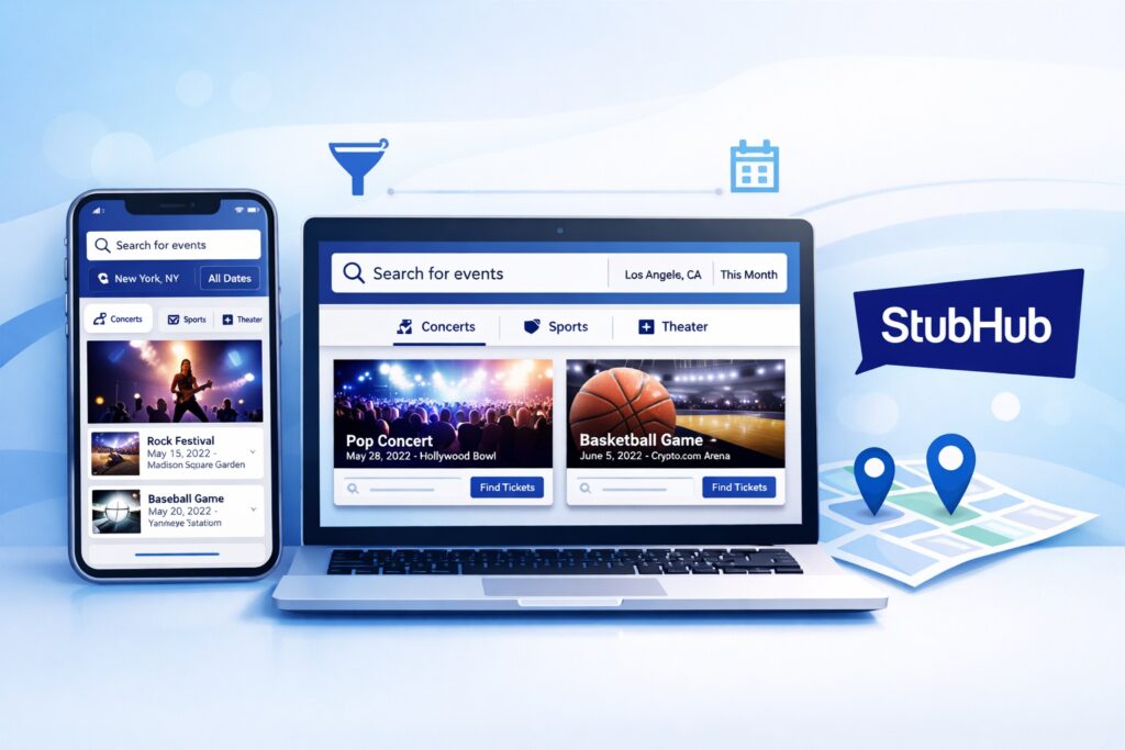 How to Search for Events on StubHub