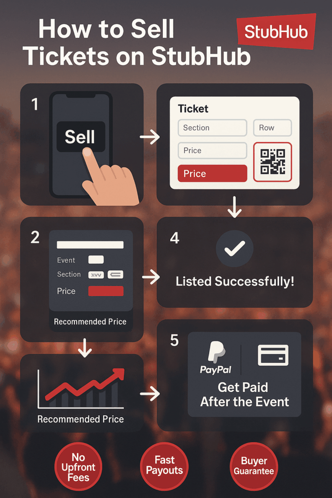 How to Sell Tickets on Stubhub