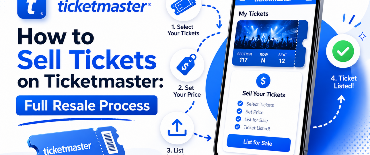 How to Sell Tickets on Ticketmaster
