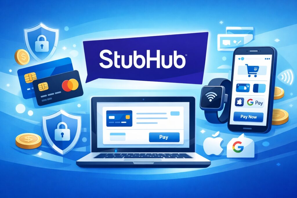 Payment Methods Accepted on StubHub