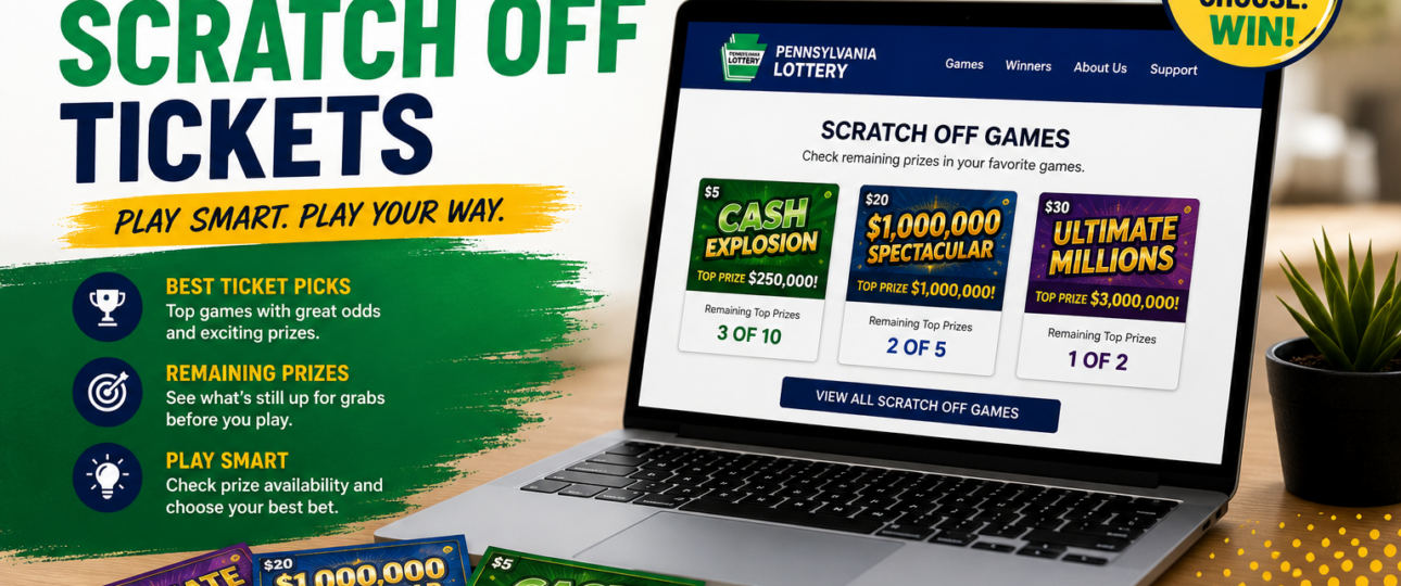 Pennsylvania Lottery Scratch Off Tickets