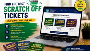 Pennsylvania Lottery Scratch Off Tickets