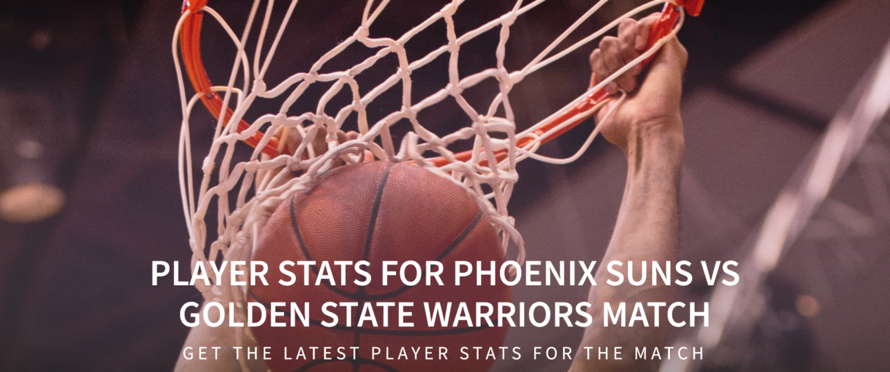 Phoenix Suns Vs Golden State Warriors
