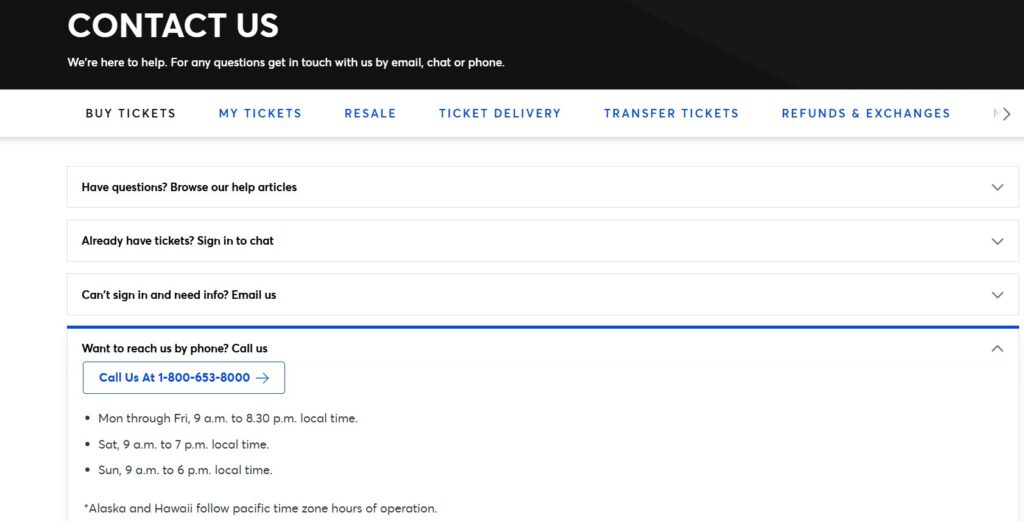 Quick Action Checklist before You Call Ticketmaster