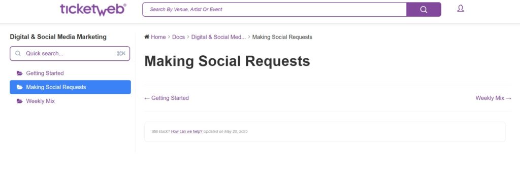 Social Media and Community Presence