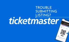 Submit Listing Greyed Out on Ticketmaster