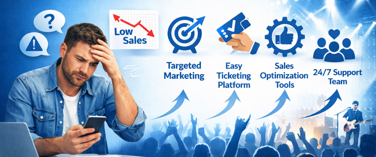 TicketWeb Solves Low Ticket Conversions