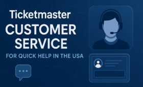 Ticketmaster phone number live person for Quick Help in the USA