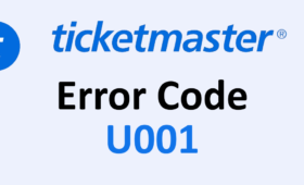 Ticketmaster Error Code U001