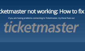 Ticketmaster not working