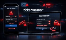 Ticketmaster Password Reset Not Working