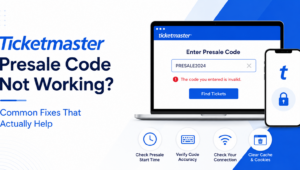 Ticketmaster Presale Code Not Working