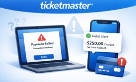 Ticketmaster Purchase Failed but Amount Debited