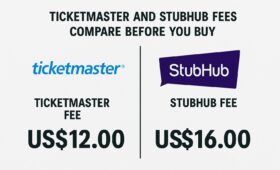 Ticketmaster and Stubhub Fees
