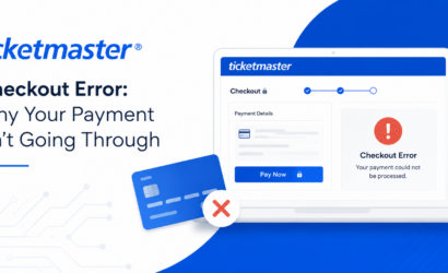 Ticketmaster checkout errors
