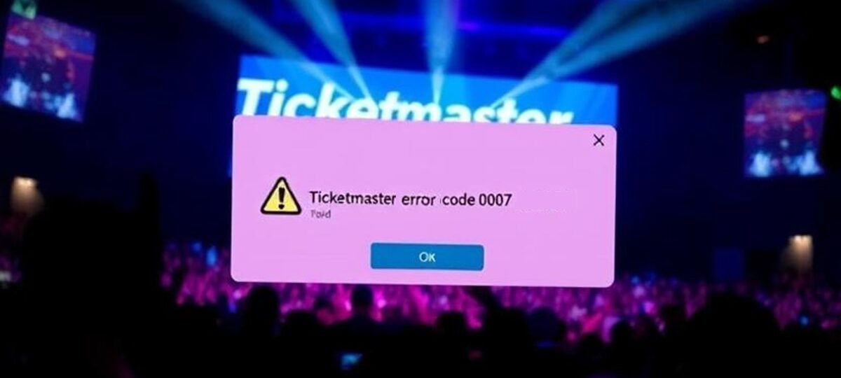 Ticketmaster error code 0007