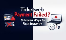 Ticketweb Payment Failed