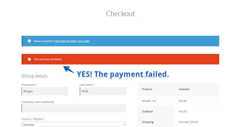 Why Ticketweb Payment Failed