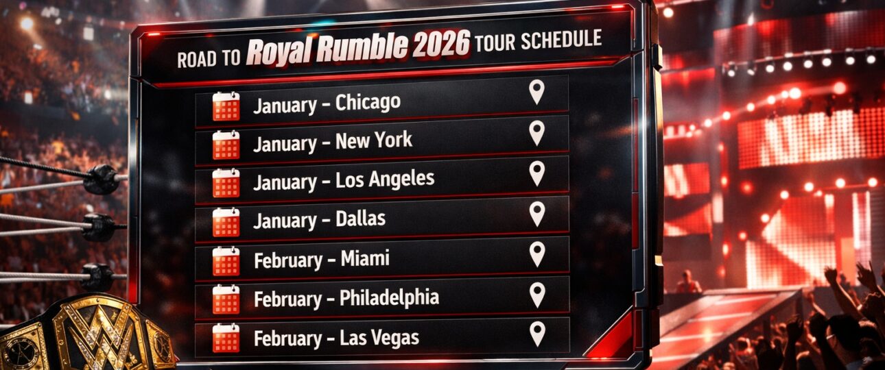 WWE Road to Royal Rumble 2026 Schedule