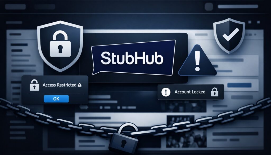 What Does “StubHub Account Locked or Suspended” Mean?