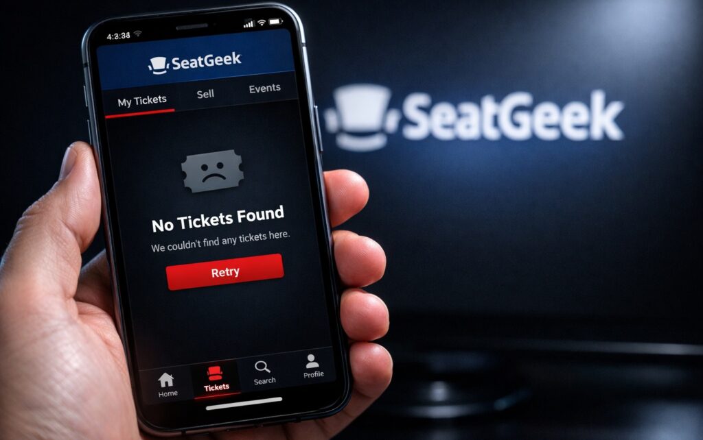 Why SeatGeek Tickets Are Not Showing in the App
