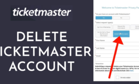 how to delete ticketmaster account