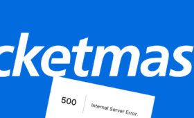 ticketmaster 500 internal server error